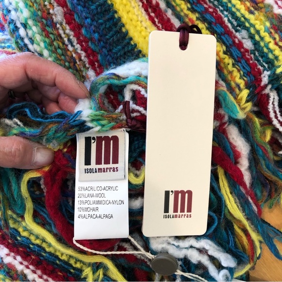 I’m Isola Marras Scarf, Multicolor, 96” - Picture 6 of 6